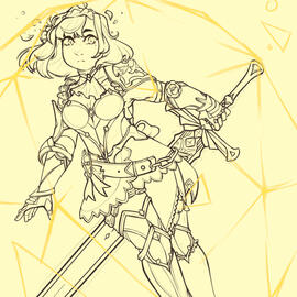 Line Art Ex. 1 - Full body